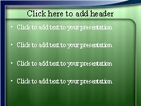 Green And Blue PowerPoint Template text slide design